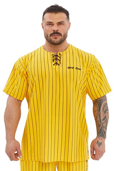 Big Sam Oversize Cotton T-Shirt, Lace-Up Rag Top Big Sam 3371