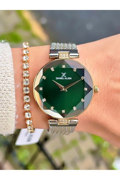Daniel Klein New Season Women's Wristwatch - Steel Cord, 3ATM Resistant, 2 Years Warranty + Bracelet Gift