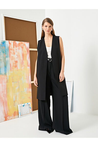 Koton Classic Long Vest Sleeveless