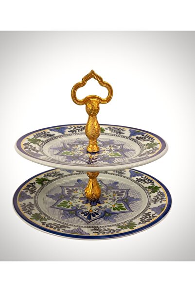 DUKKANI ISTANBUL Capri 2-Tier Cookie Rack Blue Mint