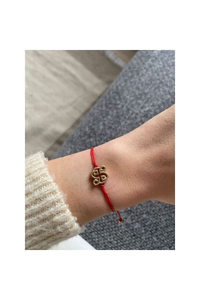 Juju Patterned Red String Bracelet
