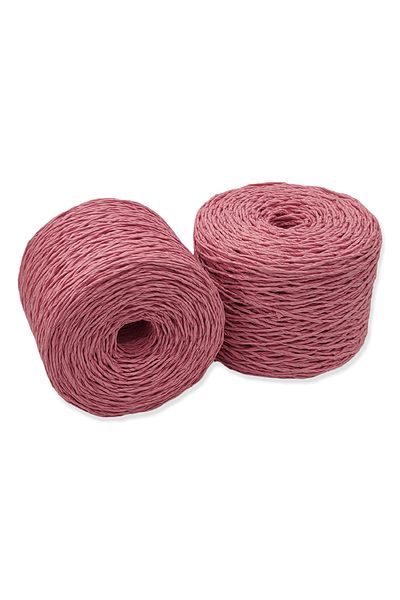 hobimon Νο 19 Τυλιγμένο Χαρτί Σχοινί -1 Τεμάχιο - 230-250 gr / 250 Mt. - Ροζ ροζ