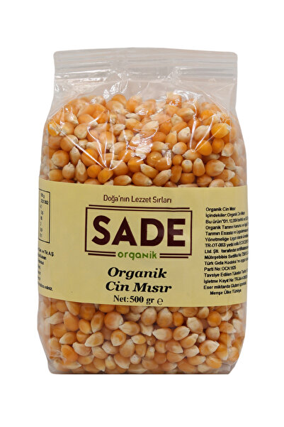 Sade Organik Cin Mısır 500 gr