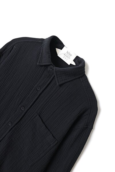 no7man Mykonos Black Shirt