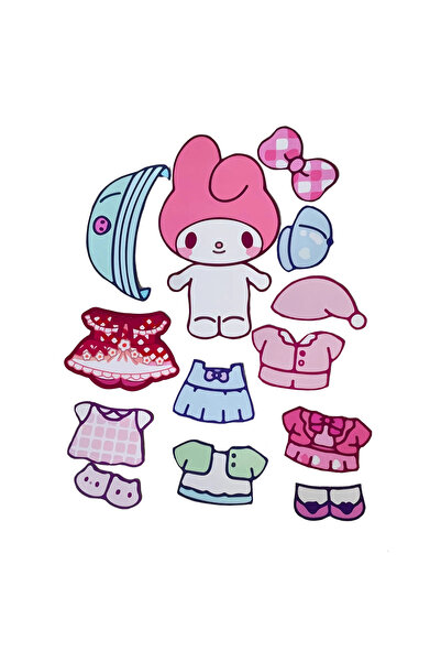 My Melody Kendin Yap Seti Kıyafet Giydirme