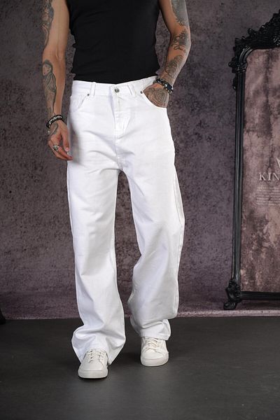 king brich Ανδρικό τζιν παντελόνι Baggy Fit