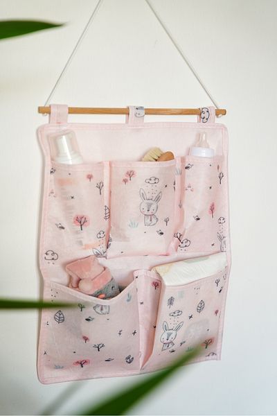 Serstil Organizator de perete cu 2 niveluri din seria Pink Rabbit - 36 x 46 cm
