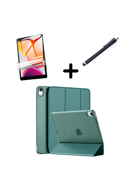 UnDePlus iPad Air 11inç M4/M3/M2 2026-2024 Uyumlu Kılıf Set Pu Deri Smart Tab...