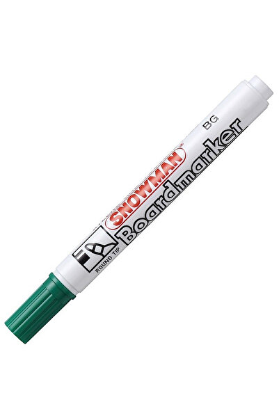 Snowman Tahta Kalemi Yuvarlak Uçlu Yeşil Bg-12