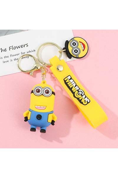Choice 9 سلسلة مفاتيح على شكل بيض كرتونية من سلسلة Despicable Me فائقة الجمال، إبداعية ورائعة.