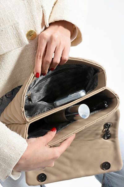 By Hakan Women's Shoulder Bag Jn-46 Mink