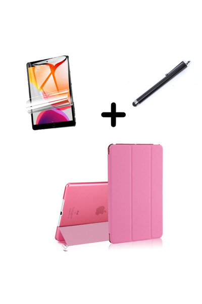 UnDePlus İpad Air 11inç M2/m3 2025-2024 Uyumlu Kılıf Set Pu Deri Smart Tablet Kilifi Koruyucu Kalem