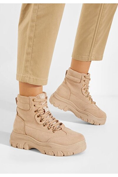 B T Shoes Sneakers High-top Bej Onisa