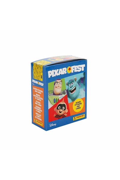 Panini Σετ αυτοκόλλητων καρτών και αυτοκόλλητων Disney Pixar Fest, 96 αυτοκόλλητα και 24 κάρτες σε 1 κουτί