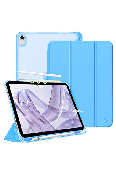 UnDePlus Apple Ipad Air 11inç M2/m3 Air 4/5.nesil 10.9 Uyumlu Kılıf Pu Deri Smart Standlı Case Flip