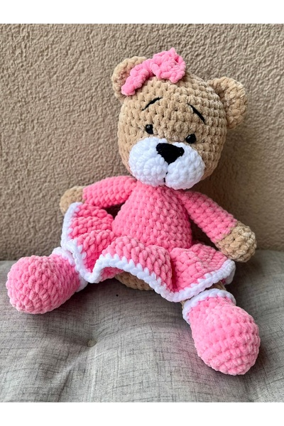 KayNal Amigurumi Kadife Örgü Oyuncak Uyku Arkadaşı