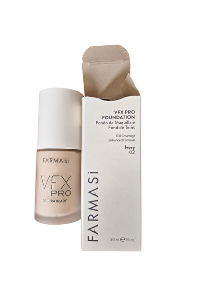 Farmasi Vfx Pro Cool İvory Fondöten 02