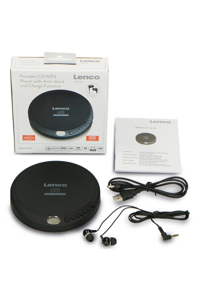 Genel Markalar Taşınabilir Cd Çalar / Mp3 Çalar Discman Anti Şok Özellikli Siyah Cd-200