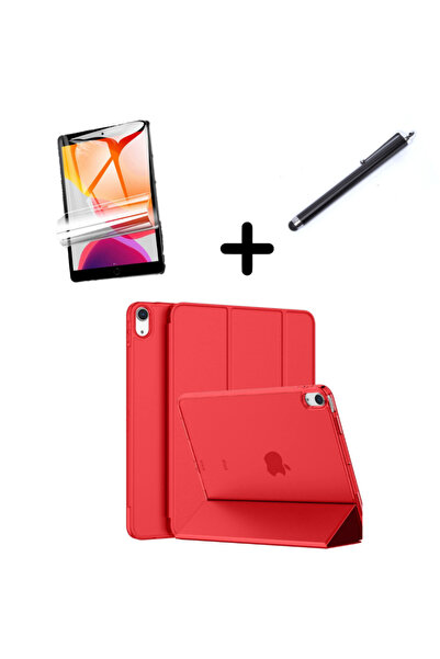 UnDePlus iPad Air 11inç M4/M3/M2 2026-2024 Kılıf Set Pu Deri Smart Tablet Kil...