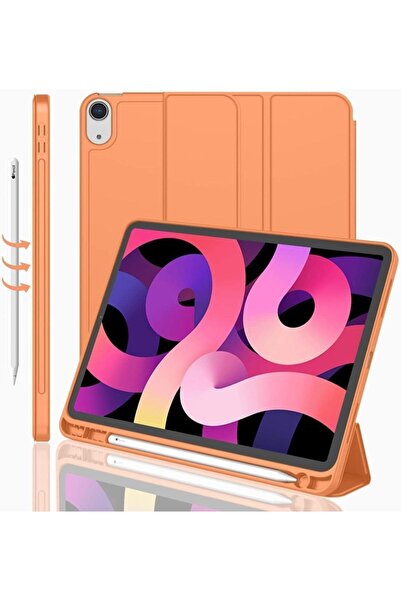 UnDePlus Apple Ipad Air 11inç M2/m3 Air 4/5.nesil 10.9 Uyumlu Kılıf Kalem Bölmeli Smart Case