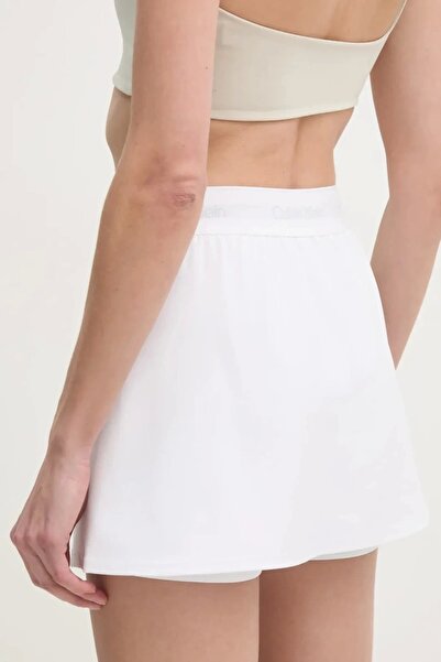 Calvin Klein Kadın Beyaz Spor Etek