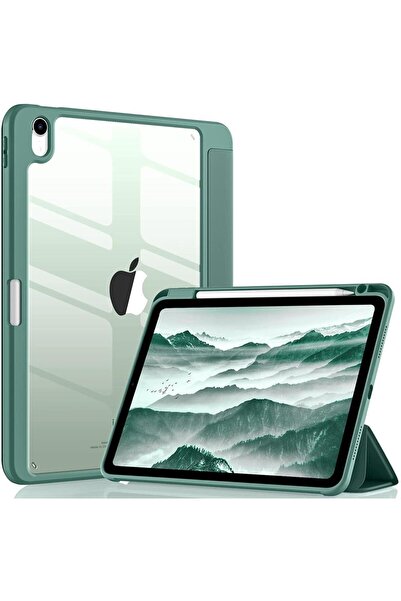 UnDePlus İpad Air 11inç M2/m3 2025-2024 Uyumlu Kılıf Grafiti Şeffaf Kalem Bölmeli