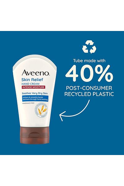 AVEENO Hand Cream, Fragrance Free Skin Relief, 100 g