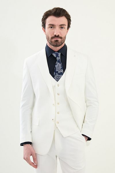 Mcr Pointed Collar Suit Set