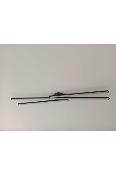 Mikro Light Project Modern Tavan Koridor Aydınlatması Çubuk Led Siyah Günışığı Lineer Avize Armatür X (samsung ledli)