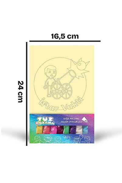 Artikel İftar Vakti, Ramazan Tuz Boyama, Eğitici Aktivite, Kum Boyama Oyunu