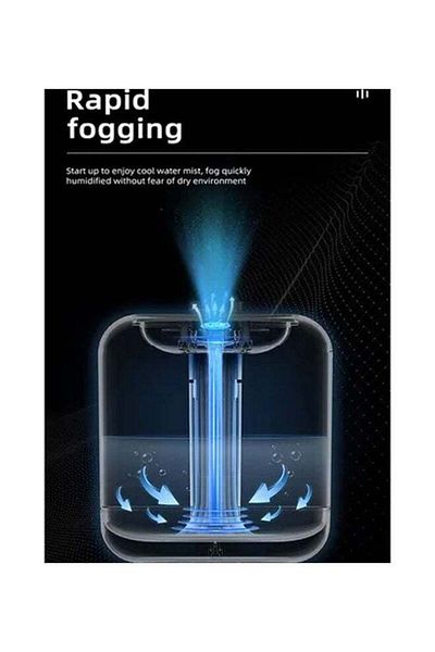 COOYA Air Humidifier, Portable Rechargeable Wireless with Diffuser, Quiet Cool Mist for Home(White)