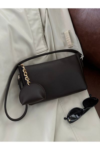 NOTHING Women's Hand and Shoulder Baguette Bag Yuumi Zippered Tale Bin Conscious