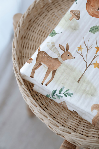 Tuğba Kuğu 4 Kat Müslin Battaniye (100x120) - Limited 21 Serisi