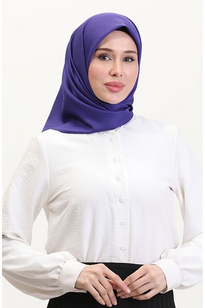 sefamerve Απλό Μαντίλι Twill 19096-12 Saks