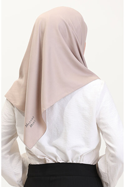 sefamerve Plain Twill Scarf 19096-04 Stone