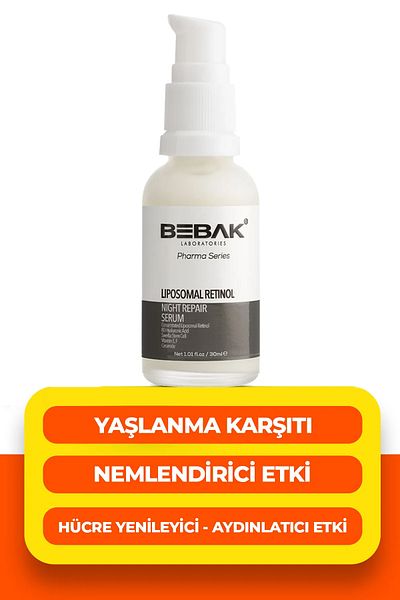 Bebak Pharma 30ml Liposomal Retinol Serum - Anti-Aging, Anti-Wrinkle and Moisturizer