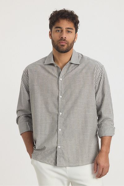 Weyeze Long Sleeve Linen Shirt Af-Y13024Lns