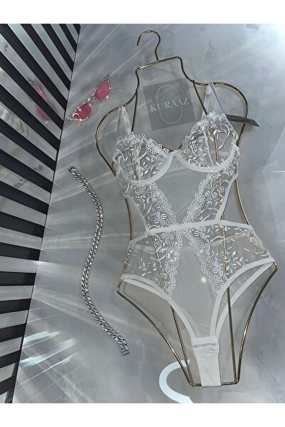 KURAAZ Beyaz BodySuit