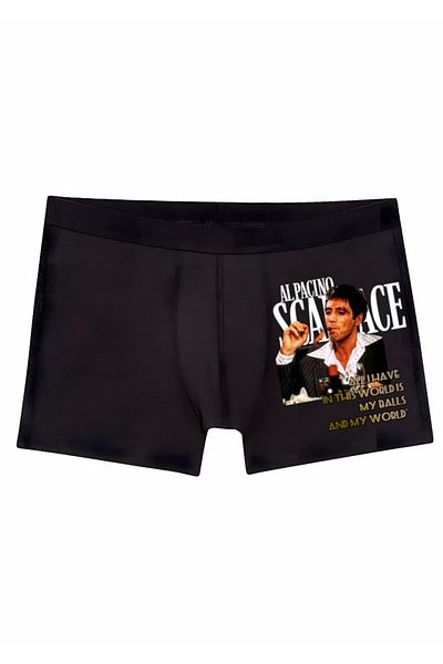 SVART WEAR Tony Montana Designed Unisex Boxer 3 Pieces 3 Pack