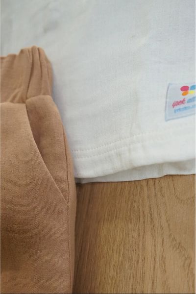 nurbeli X Silk Atlas Girl Boy Baby and Kids t Shirt Muslin Set
