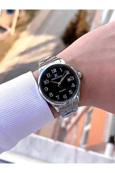 Daniel Klein Blkt.2.290 Steel Cord 30 Mt Water Resistant Men's Wristwatch