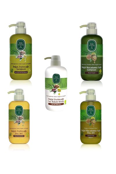 Eyüp Sabri Tuncer Eyüp Sabri̇ Tuncer Shampoo Shower Gel and Conditioner Series (5 X 600 ml)