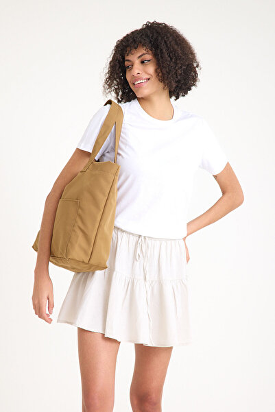 Simfa Premium γυναικεία τσάντα παραλίας με πολύχρωμη επένδυση / Τσάντα ώμου / Casual τσάντα (4 τσέπες)