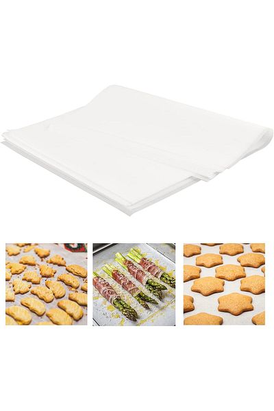 Roll-Up Eco-Friendly Cut Oiled Baking Paper 37X42Cm 20 Sheets
