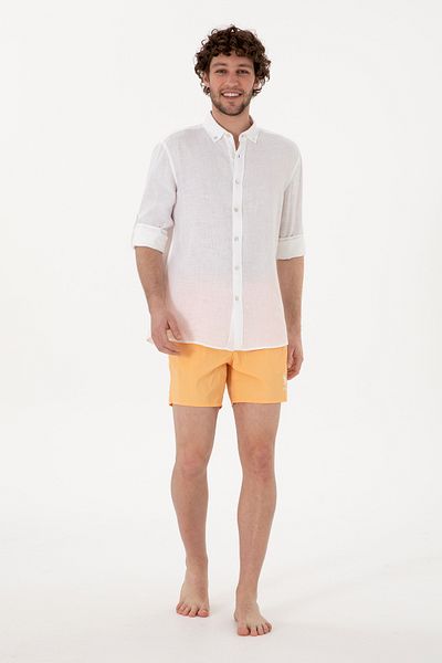 U.S. Polo Assn. Men's Orange Swim Shorts 50300032 -Vr202