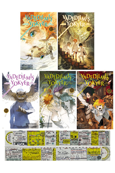 Gerekli Şeyler Yayıncılık Vadedilmiş Yokyer 12-13-14-15-16. Ciltler Manga Set...