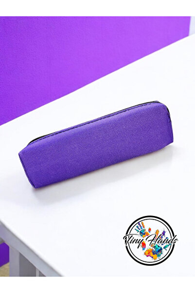 tiny hands Suport pentru stilou violet din țesătură cu un singur compartiment...