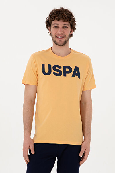 U.S. Polo Assn. Tricou de bază pentru bărbați, cu croiala normală, cu decolte...