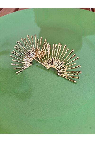 Gold Saçaklı Küpe