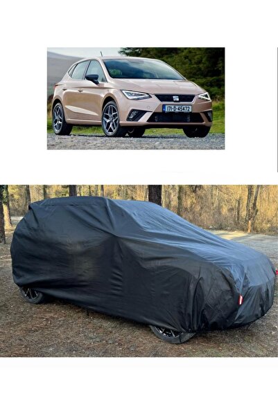 CoverPlus Seat ?biza متوافق مع سيارة القماش المشمع السميك للسيارات - أسود (20...